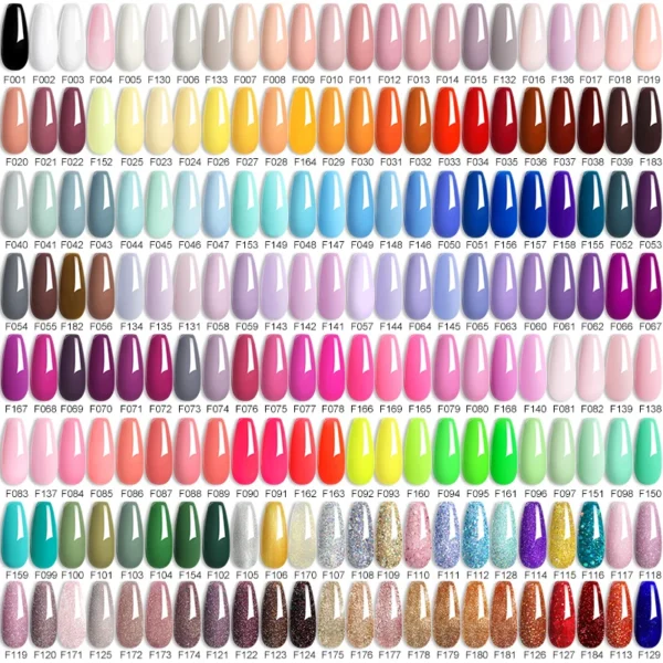 LILYCUTE 129 Colors 7ML Nail Gel Polish Nail Supplies Vernis Semi Permanent Nail Art Manicure Soak Off LED UV Gel Nail Varnishes - Image 2