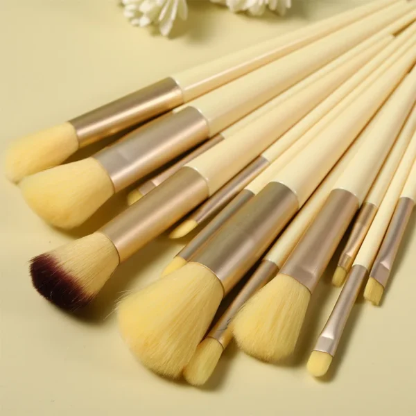 13 PCS Makeup Brushes Set Eye Shadow Foundation Women Cosmetic Brush Eyeshadow Blush Beauty Soft Make Up Tools Bag - Image 12