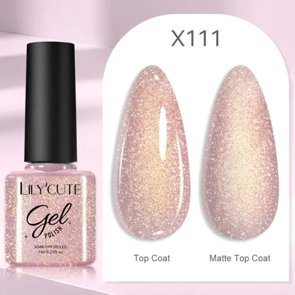 LILYCUTE 129 Colors 7ML Nail Gel Polish Nail Supplies Vernis Semi Permanent Nail Art Manicure Soak Off LED UV Gel Nail Varnishes - Image 106