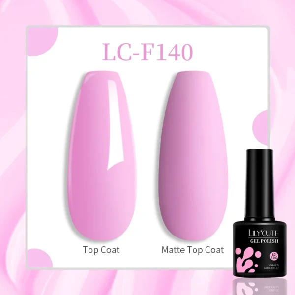 LILYCUTE 129 Colors 7ML Nail Gel Polish Nail Supplies Vernis Semi Permanent Nail Art Manicure Soak Off LED UV Gel Nail Varnishes - Image 132