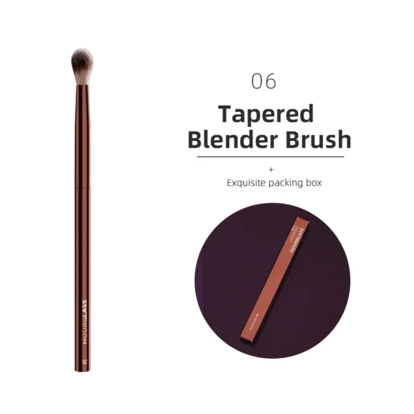 Hourglass Makeup Brushes Powder Foundation Concealer Blusher Bronzer Eye Shadow Eyebrow Eyeliner Sculpting Brush - Image 22