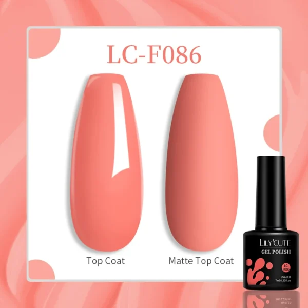 LILYCUTE 129 Colors 7ML Nail Gel Polish Nail Supplies Vernis Semi Permanent Nail Art Manicure Soak Off LED UV Gel Nail Varnishes - Image 12