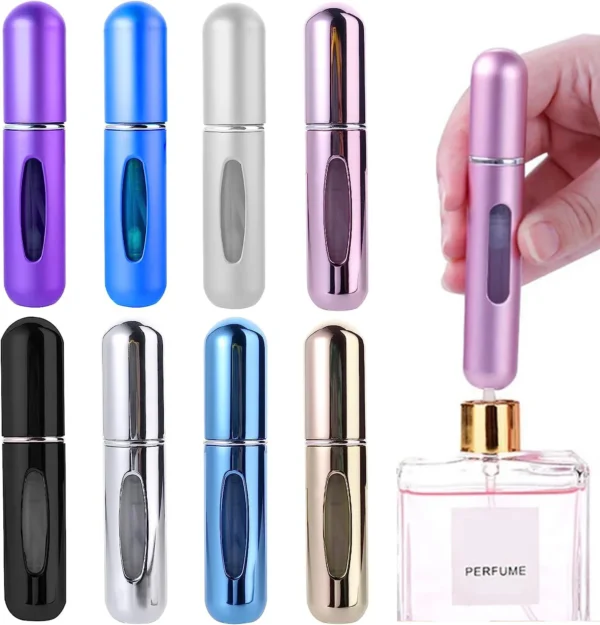 Refillable Mini Perfume Bottle Portable Cosmetic Bottle Spray Bottle Atomizer Spray Container Travel Refillable Bottles 8ml /5ml - Image 2