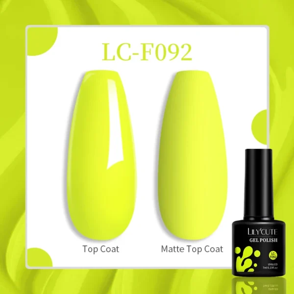 LILYCUTE 129 Colors 7ML Nail Gel Polish Nail Supplies Vernis Semi Permanent Nail Art Manicure Soak Off LED UV Gel Nail Varnishes - Image 35