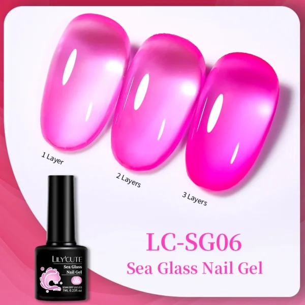 LILYCUTE 129 Colors 7ML Nail Gel Polish Nail Supplies Vernis Semi Permanent Nail Art Manicure Soak Off LED UV Gel Nail Varnishes - Image 89