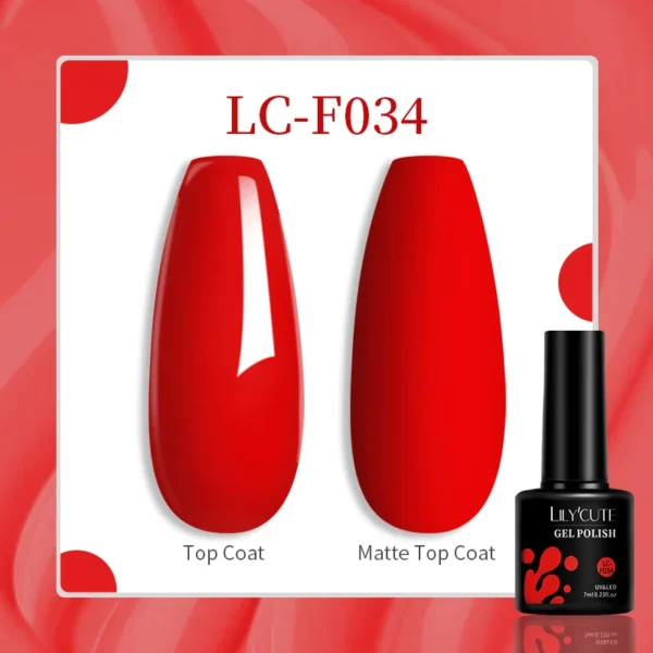 LILYCUTE 129 Colors 7ML Nail Gel Polish Nail Supplies Vernis Semi Permanent Nail Art Manicure Soak Off LED UV Gel Nail Varnishes - Image 57