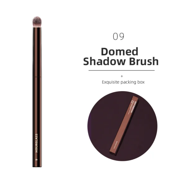 Hourglass Makeup Brushes Powder Foundation Concealer Blusher Bronzer Eye Shadow Eyebrow Eyeliner Sculpting Brush - Image 13