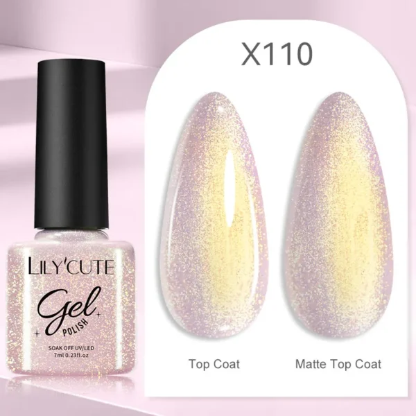 LILYCUTE 129 Colors 7ML Nail Gel Polish Nail Supplies Vernis Semi Permanent Nail Art Manicure Soak Off LED UV Gel Nail Varnishes - Image 107