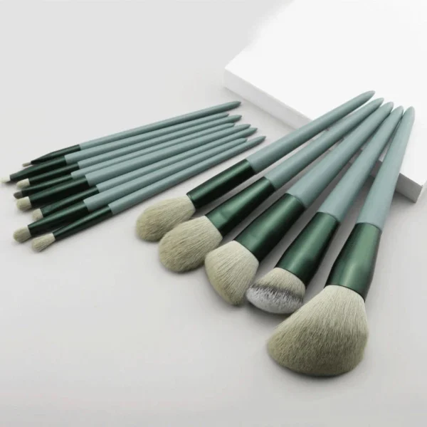 13 PCS Makeup Brushes Set Eye Shadow Foundation Women Cosmetic Brush Eyeshadow Blush Beauty Soft Make Up Tools Bag - Image 14