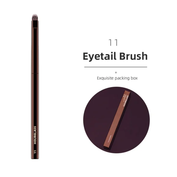 Hourglass Makeup Brushes Powder Foundation Concealer Blusher Bronzer Eye Shadow Eyebrow Eyeliner Sculpting Brush - Image 8