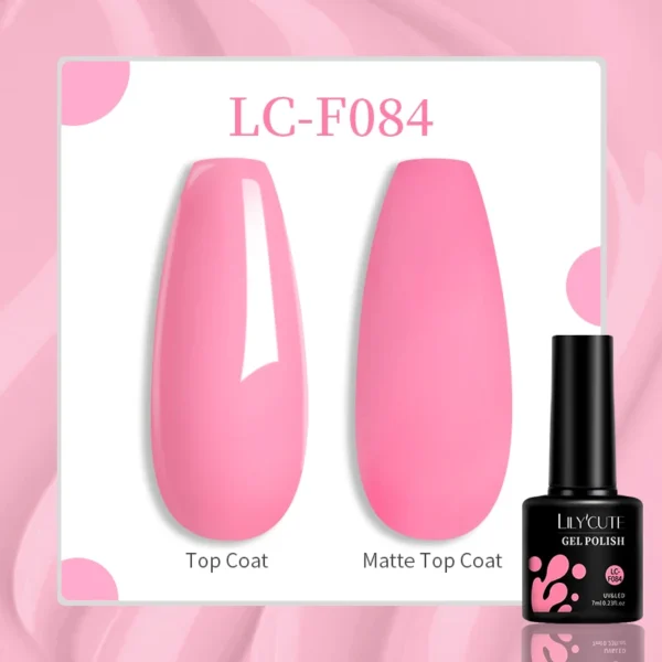 LILYCUTE 129 Colors 7ML Nail Gel Polish Nail Supplies Vernis Semi Permanent Nail Art Manicure Soak Off LED UV Gel Nail Varnishes - Image 10