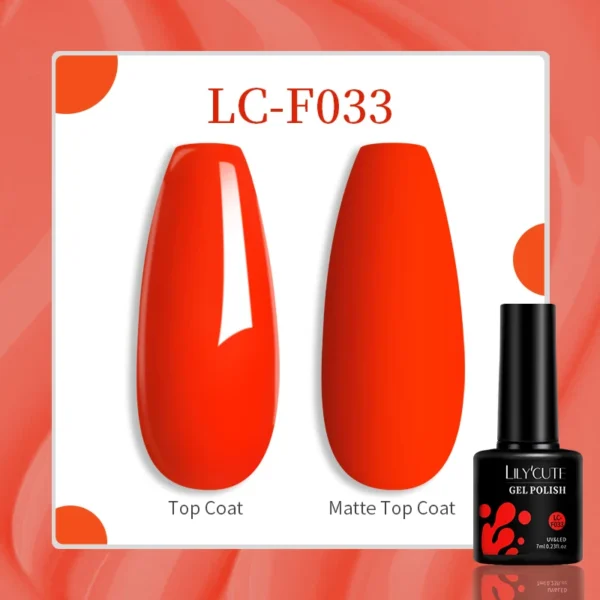 LILYCUTE 129 Colors 7ML Nail Gel Polish Nail Supplies Vernis Semi Permanent Nail Art Manicure Soak Off LED UV Gel Nail Varnishes - Image 54