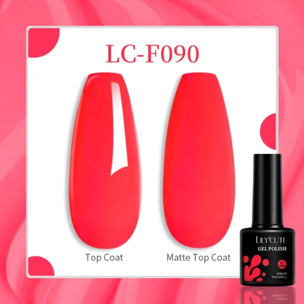 LILYCUTE 129 Colors 7ML Nail Gel Polish Nail Supplies Vernis Semi Permanent Nail Art Manicure Soak Off LED UV Gel Nail Varnishes - Image 36