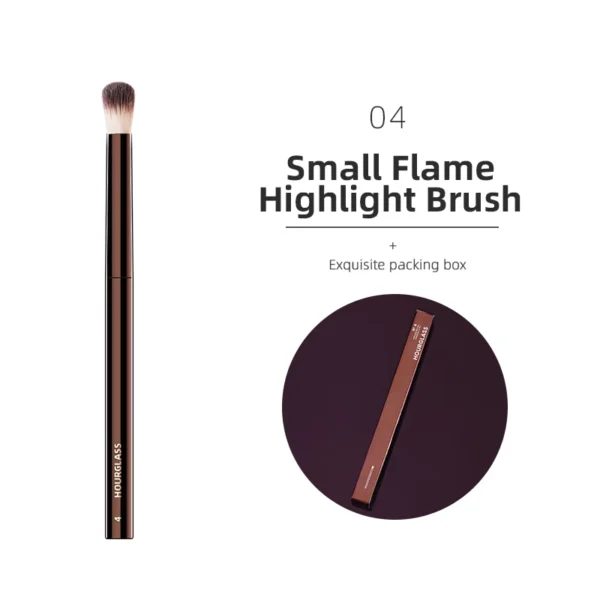 Hourglass Makeup Brushes Powder Foundation Concealer Blusher Bronzer Eye Shadow Eyebrow Eyeliner Sculpting Brush - Image 24