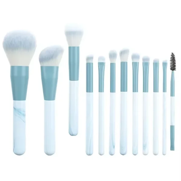 13 PCS Makeup Brushes Set Eye Shadow Foundation Women Cosmetic Brush Eyeshadow Blush Beauty Soft Make Up Tools Bag - Image 10